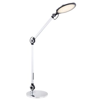 Globo URIAS Tafellamp LED Zilver, 1-licht