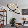 Melosa Hanglamp LED Zwart, 1-licht