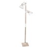 Steinhauer Gearwood Staande lamp Hout donker, Wit, 1-licht