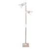 Steinhauer Gearwood Staande lamp Hout donker, Wit, 1-licht