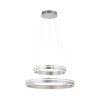 Paul Neuhaus Q-VITO Hanglamp LED Zilver, 2-lichts, Afstandsbediening