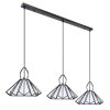 Globo GISELA Hanger Zwart, 3-lichts