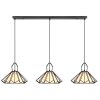 Globo GISELA Hanger Zwart, 3-lichts