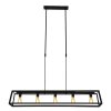 Steinhauer Buckley Hanglamp Zwart, 5-lichts