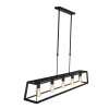 Steinhauer Buckley Hanglamp Zwart, 5-lichts