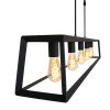 Steinhauer Buckley Hanglamp Zwart, 5-lichts