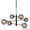 Steinhauer Constellation Hanglamp Grijs, Zwart, 6-lichts