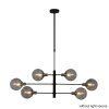 Steinhauer Constellation Hanglamp Grijs, Zwart, 6-lichts