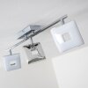 Trio Pontius Plafond spot LED Chroom, 3-lichts