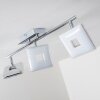 Trio Pontius Plafond spot LED Chroom, 3-lichts