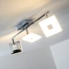 Trio Pontius Plafond spot LED Chroom, 3-lichts