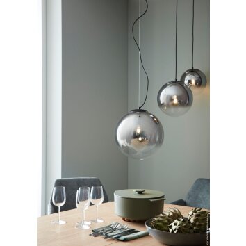 SCHÖNER WOHNEN-Kollektion MIRROR Hanglamp Zwart, 1-licht