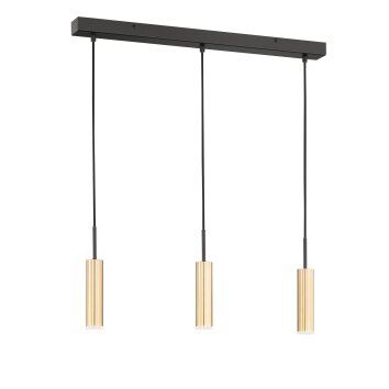 SCHÖNER WOHNEN-Kollektion STINA Hanglamp LED Zwart, 3-lichts