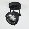 Glostrup Plafondlamp LED Zwart, 1-licht