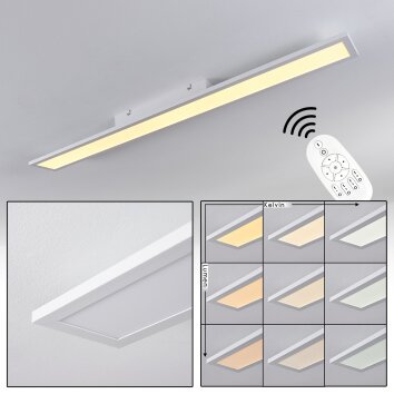 Nexo Plafondlamp LED Wit, 1-licht, Afstandsbediening