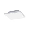 Leuchten-Direkt CANVAS Plafondlamp LED Wit, 1-licht, Afstandsbediening