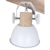 Steinhauer Gearwood Plafond spot Hout donker, Wit, 4-lichts