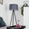 Menocal Staande lamp Hout licht, Zwart, 1-licht