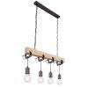 Globo LUDI Hanger Zwart, 4-lichts