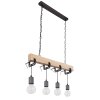 Globo LUDI Hanger Zwart, 4-lichts