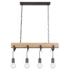 Globo LUDI Hanger Zwart, 4-lichts