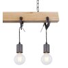 Globo LUDI Hanger Zwart, 4-lichts