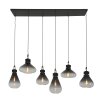 Steinhauer Flere Hanglamp Grijs, Zwart, 6-lichts