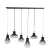 Steinhauer Flere Hanglamp Grijs, Zwart, 6-lichts