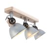 Steinhauer Gearwood Spotlamp Hout licht, 3-lichts