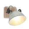 Steinhauer Gearwood Spotlamp Hout licht, Nikkel mat, 1-licht