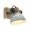 Steinhauer Gearwood Spotlamp Hout licht, Nikkel mat, 1-licht