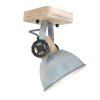 Steinhauer Gearwood Spotlamp Hout licht, Nikkel mat, 1-licht