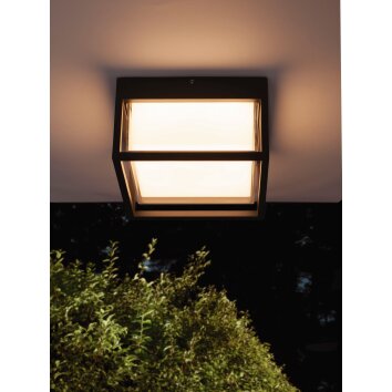 Mantra CHAMONIX Buitenshuis plafond verlichting LED Grijs, 1-licht