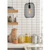 Lucide MESH Hanglamp Zwart, 1-licht