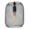 Lucide MESH Hanglamp Zwart, 1-licht