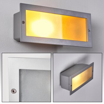 Peria Inbouw muurverlichting Wit, 1-licht