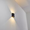 Benin Muurlamp LED Zwart, 1-licht