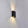 Benin Muurlamp LED Zwart, 1-licht