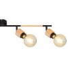 Globo JORNA Spotlamp Hout licht, Zwart, 4-lichts