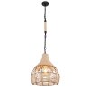 Globo HALIA Hanger Bruin, Zwart, 1-licht