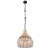 Globo HALIA Hanger Bruin, Zwart, 1-licht