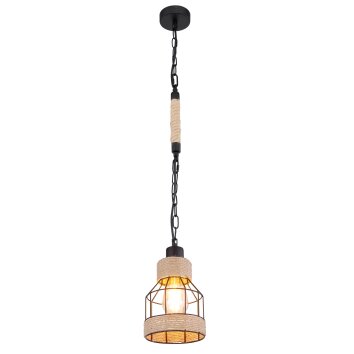 Globo HALIA Hanger Bruin, Zwart, 1-licht