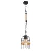 Globo HALIA Hanger Bruin, Zwart, 1-licht