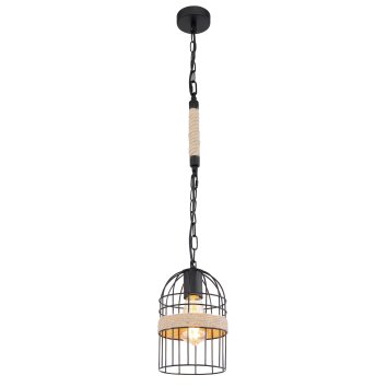 Globo HALIA Hanger Bruin, Zwart, 1-licht