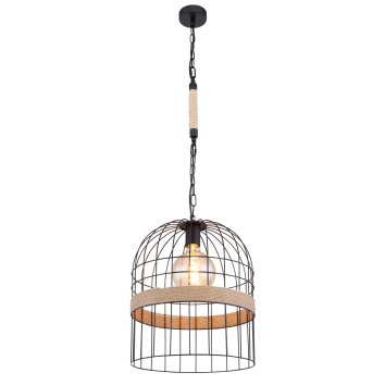 Globo HALIA Hanger Bruin, Zwart, 1-licht