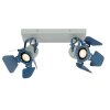 Lucide PICTO Plafondlamp Blauw, Grijs, 2-lichts