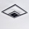 Cavareno Plafondlamp LED Zwart, 1-licht