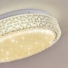 Suno Plafondlamp LED Transparant, Helder, Wit, 1-licht