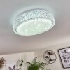 Suno Plafondlamp LED Transparant, Helder, Wit, 1-licht