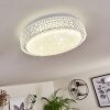 Suno Plafondlamp LED Transparant, Helder, Wit, 1-licht